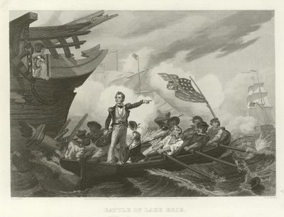 Batalla por el Lago Erie de William Henry Powell