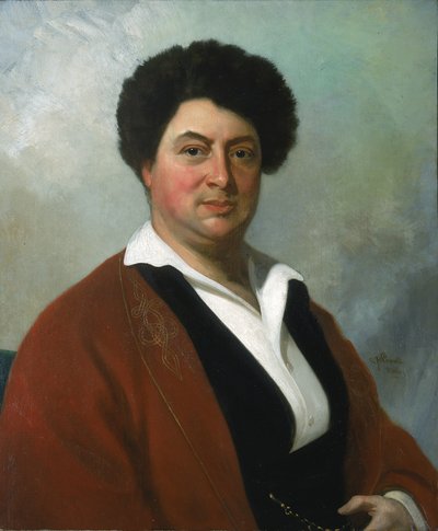 Retrato de Alexandre Dumas, 1855 de William Henry Powell