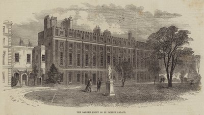 La fachada del jardín del Palacio de St James de William Henry Prior
