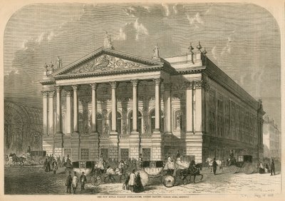 La nueva Casa de Ópera Italiana, Covent Garden, Londres de William Henry Prior