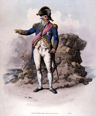 Almirante en Uniforme Completo, con la Orden del Baño de 