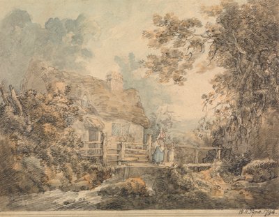 Cabaña y puente peatonal de William Henry Pyne