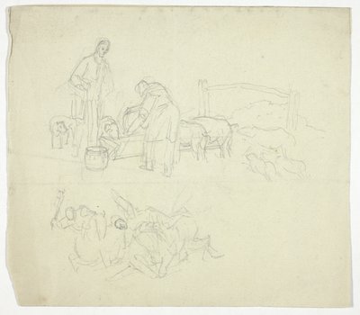 Alimentando cerdos de William Henry Pyne