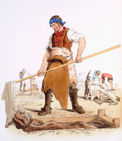 Curtidor de cuero, de 