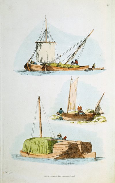 Barcos tradicionales de Norfolk de William Henry Pyne