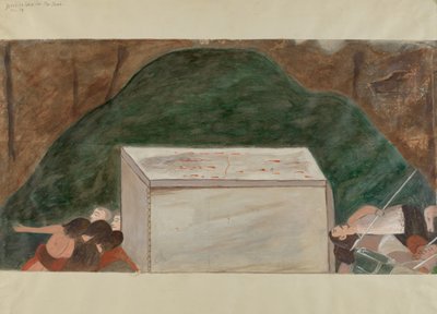 Estación de la Cruz No. 14: Jesús es puesto en su tumba de William Herbert