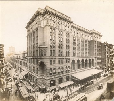 Calle del Mercado en la 12, Filadelfia de William Herman Rau