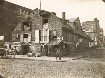 Muelle de la Calle Race, Avenida Delaware en la Calle Race, 1867 de William Herman Rau