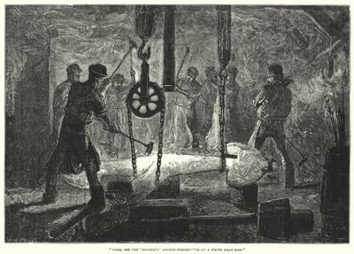 La Forja del Ancla (grabado) de William Heysham (after) Overend