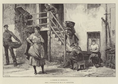 Un rincón en Newhaven de William Heysham Overend