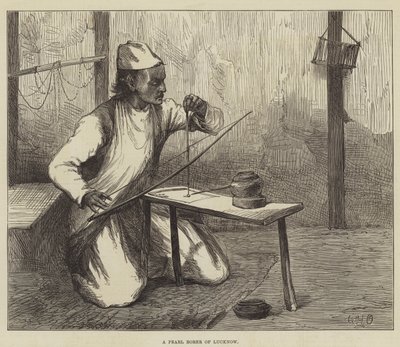 Un perforador de perlas de Lucknow de William Heysham Overend