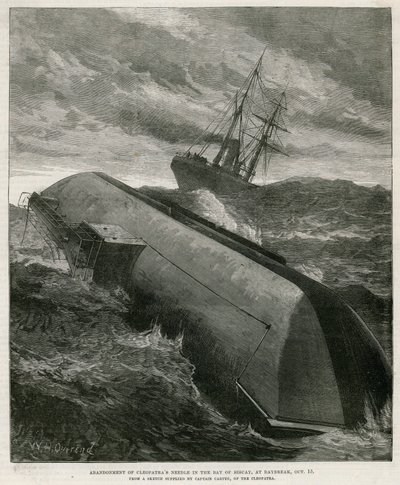 Abandono de la Aguja de Cleopatra en la Bahía de Vizcaya de William Heysham Overend