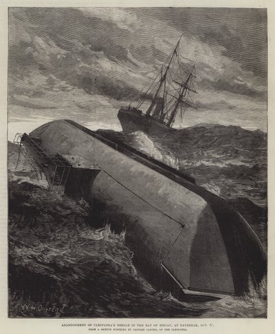 Abandono de la Aguja de Cleopatra en la Bahía de Vizcaya, al amanecer, 15 de octubre de William Heysham Overend