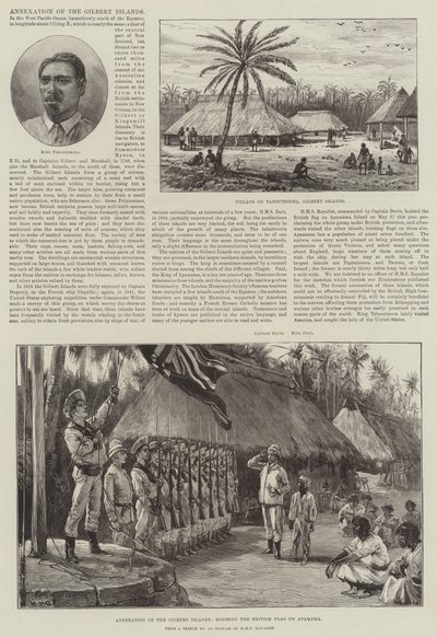 Anexión de las Islas Gilbert de William Heysham Overend