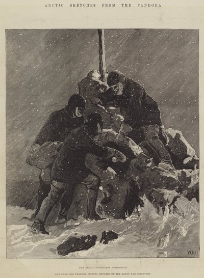 Bocetos árticos del Pandora de William Heysham Overend