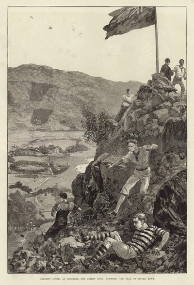 Deportes atléticos en Grasmere de William Heysham Overend