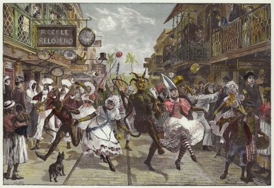 Carnaval en Puerto España, Trinidad de William Heysham Overend
