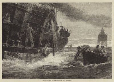 Papeles de Navidad para el Faro de William Heysham Overend