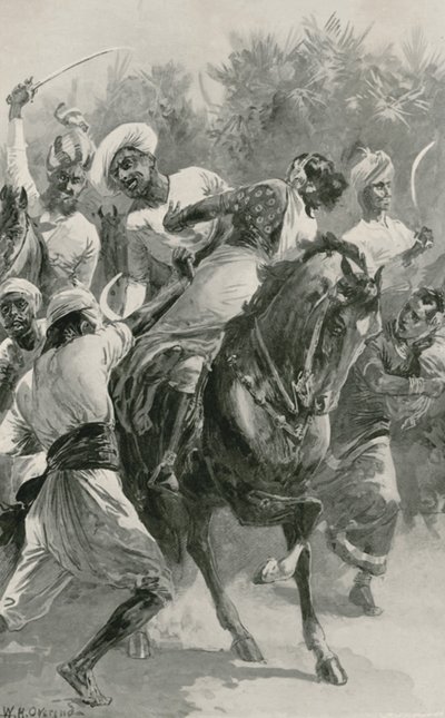 Saqueadores Mahratta en una expedición de incursión de William Heysham Overend