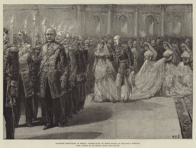 Fiestas de Matrimonio en Berlín, Fackel-Tanz, o Baile de Antorchas, en la Boda Real de William Heysham Overend