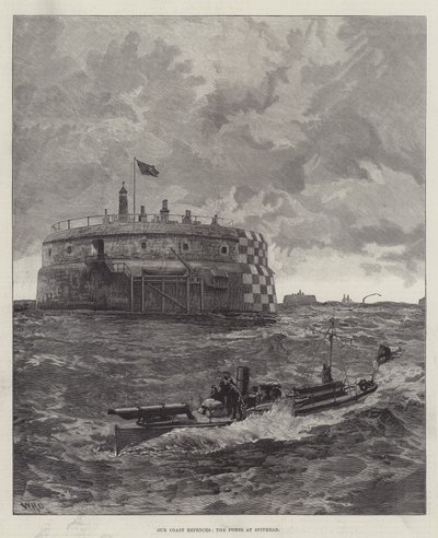 Nuestras defensas costeras, los fuertes en Spithead de William Heysham Overend