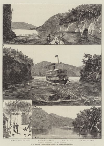 Bocetos de Birmania, por el Chindwin de William Heysham Overend