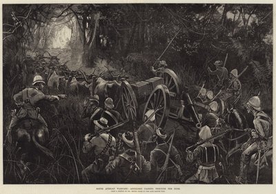 Guerra en Sudáfrica, Artillería pasando por el monte de William Heysham Overend