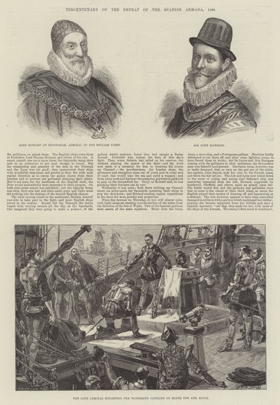 Tercer centenario de la derrota de la Armada Española, 1588 de William Heysham Overend