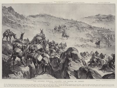 El avance hacia Dongola, la batalla de Ferket de William Heysham Overend