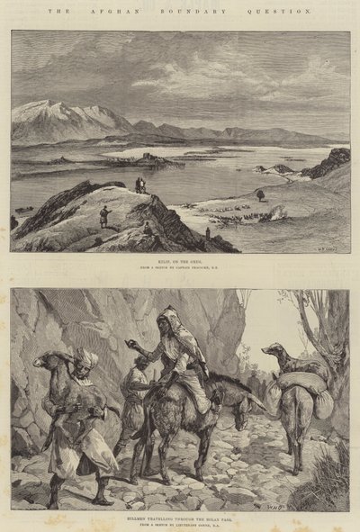 La Cuestión de la Frontera Afgana de William Heysham Overend