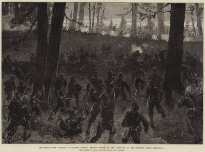La Guerra Afgana, Asalto por la Columna Principal del General Roberts en la Barricada en Spingawi Kotul, 2 de Diciembre de William Heysham Overend