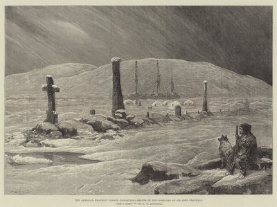 La expedición de búsqueda estadounidense de Franklin, tumbas de los camaradas de Sir John Franklin de William Heysham Overend