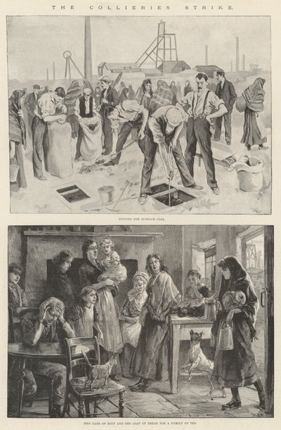 La Huelga de los Mineros de William Heysham Overend