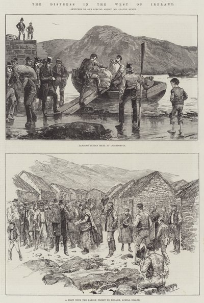 La angustia en el oeste de Irlanda de William Heysham Overend