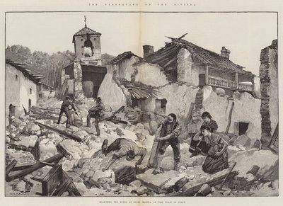 El terremoto en la Riviera de William Heysham Overend