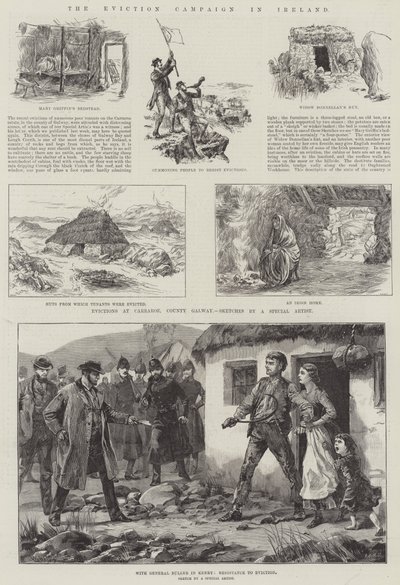 La Campaña de Desalojo en Irlanda de William Heysham Overend