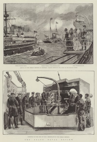 La gran revista naval de William Heysham Overend