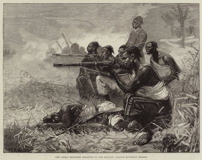El gran desastre militar en Sudán, tropas egipcias nativas de William Heysham Overend