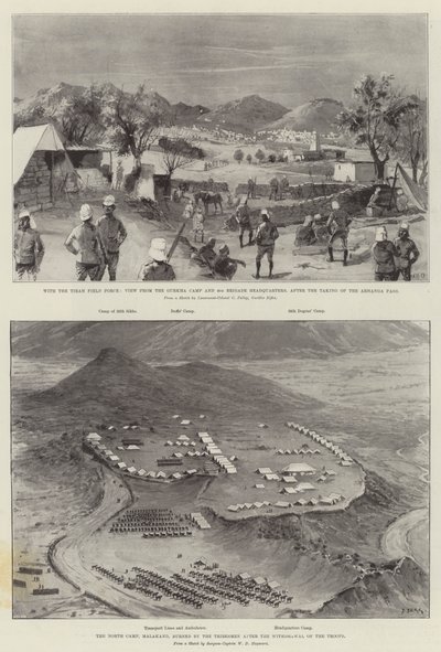 El Levantamiento de la Frontera India de William Heysham Overend