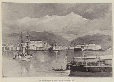 La insurrección en Creta, el puerto de Canea de William Heysham Overend