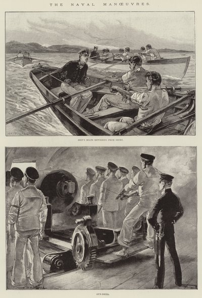 Las maniobras navales de William Heysham Overend