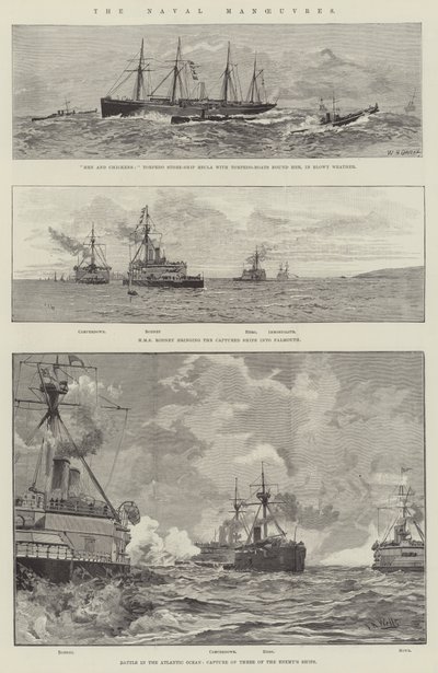 Las maniobras navales de William Heysham Overend