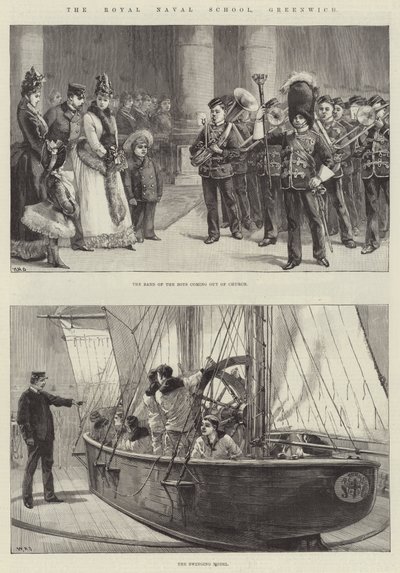 La Escuela Naval Real, Greenwich de William Heysham Overend