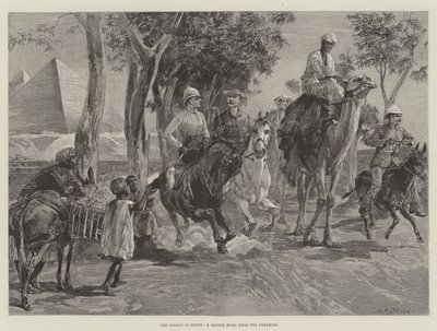 La temporada en Egipto, un galope de regreso desde las pirámides de William Heysham Overend