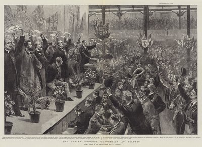 La Convención Unionista del Ulster en Belfast de William Heysham Overend