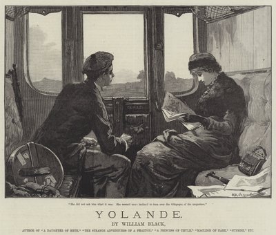 Yolande, por William Black de William Heysham Overend
