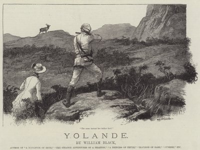 Yolande, por William Black de William Heysham Overend
