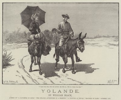 Yolande, por William Black de William Heysham Overend