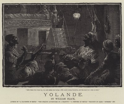 Yolande, por William Black de William Heysham Overend