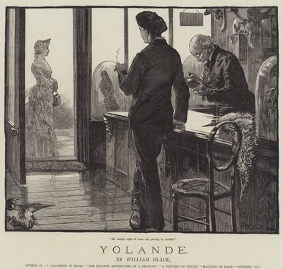 Yolande, por William Black de William Heysham Overend